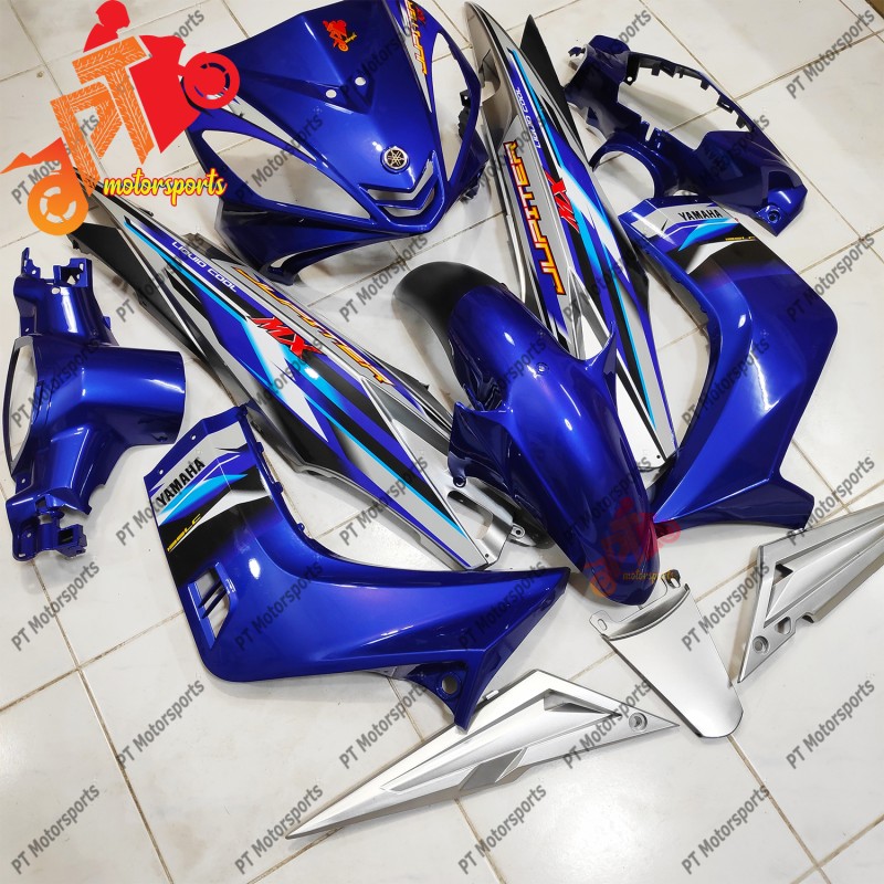Yamaha Lc 135 V1 Body Set Cover Set Dpbmc Silver Biru Jupiter MX 13 Blue