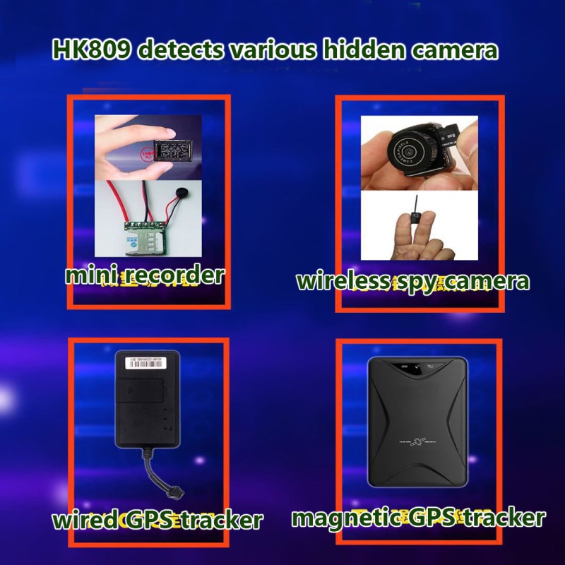 HK809 Car GPS spy hidden tracker positioning tracking signal anti eavesdropping magnetic field electromagnetic wave detector