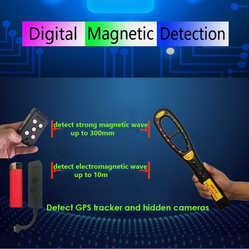 HK809 Car GPS spy hidden tracker positioning tracking signal anti eavesdropping magnetic field electromagnetic wave detector