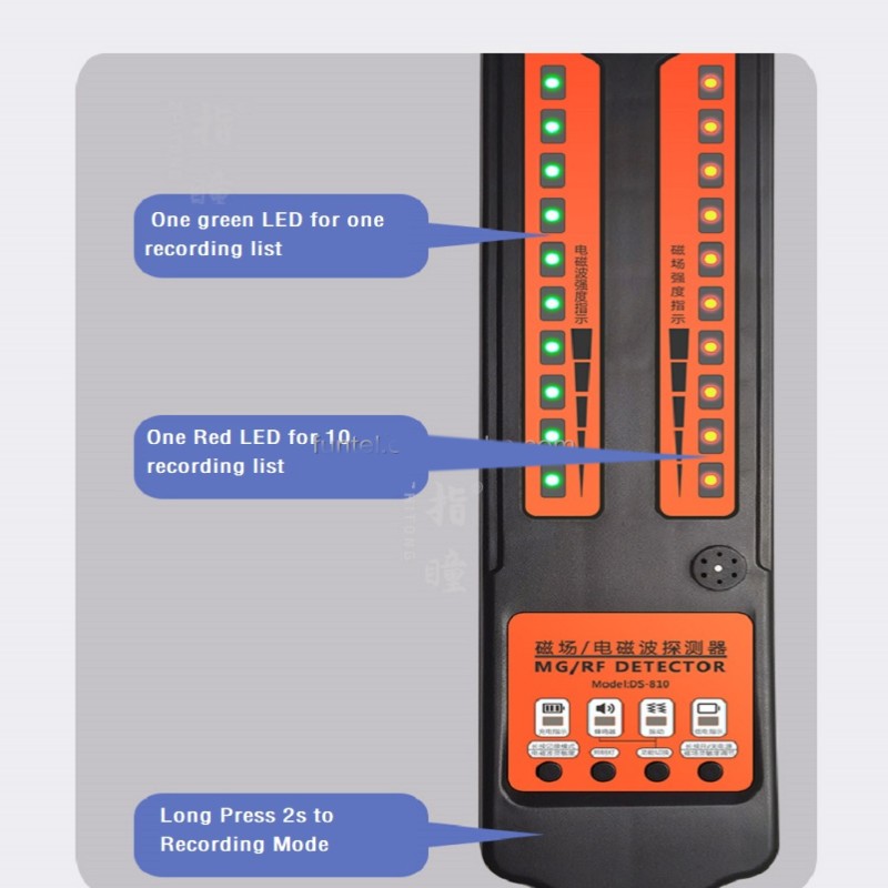 DS810 GPS Car Tracker Spy Hidden Bug Signal Detector Scanner Anti-location Anti-tracking Anti-eavesdropping Anti-sneak shooting Devices Finder