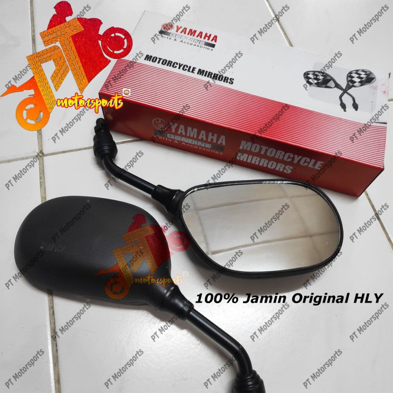 100% YAMAHA LC135 EGO-S EGO-LC NOUVO-LC NOUVO-S Y100 RXZ Y125ZR SIDE MIRROR Cermin 100% ORIGINAL HLY