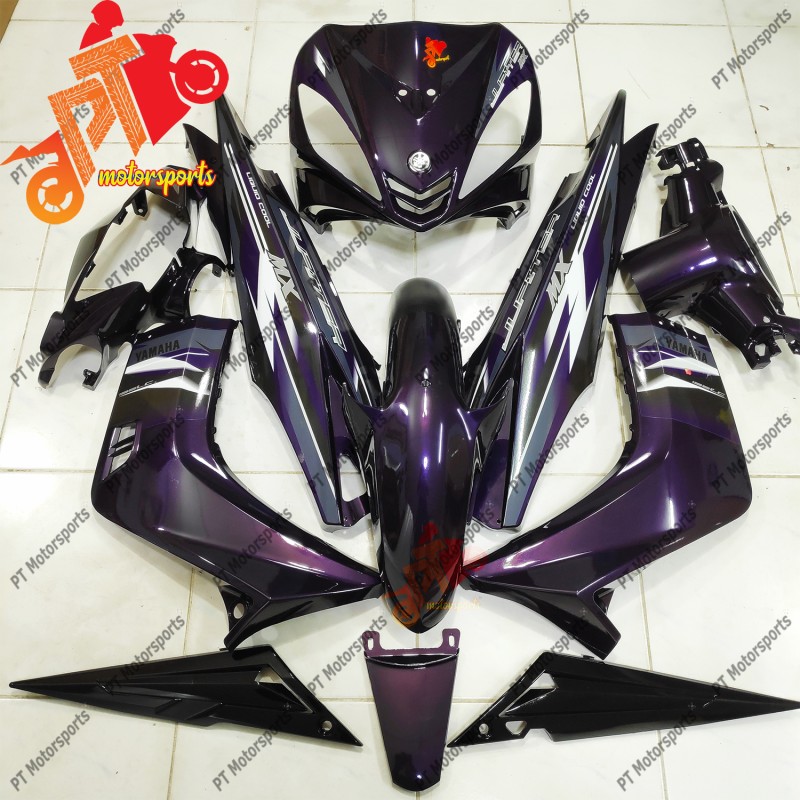 Yamaha LC 135 V1 Cover Set Body Set Jupiter MX 13 Dark Purple